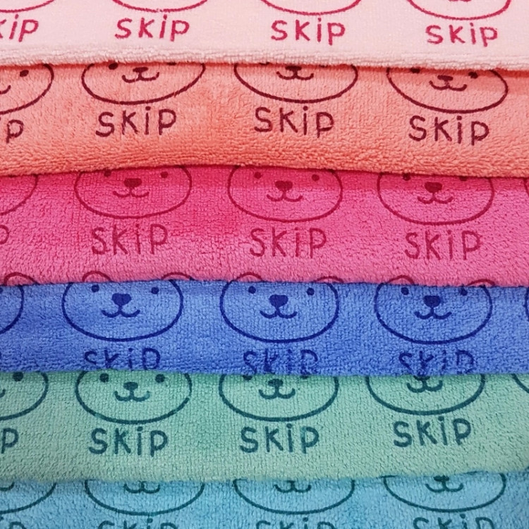 حوله دست و صورت میکروفایبر سایز 35×75 طرح خرگوشی